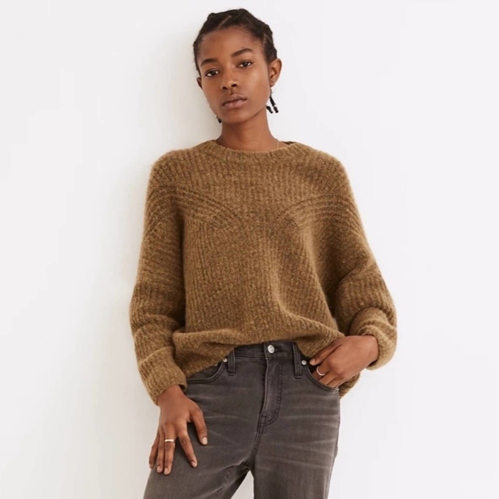 NWT Madewell Belfiore Ribbed Pullover Sweater